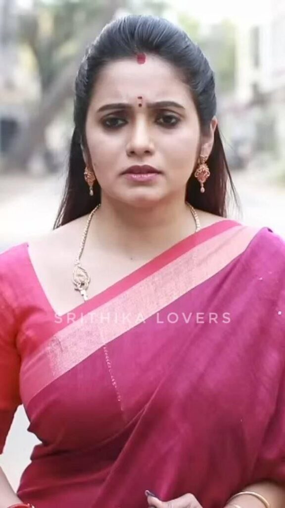 srithika soapie actress village romance scene